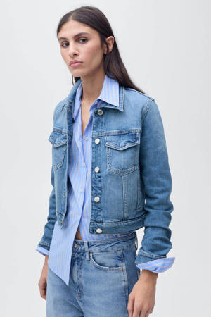 spijkerjas medium blue denim