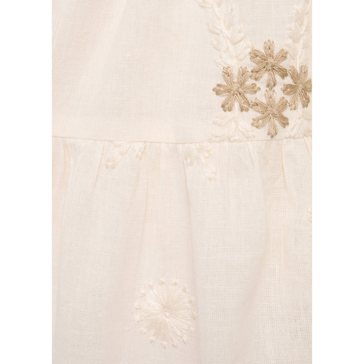 Mango Kids korte jurk beige