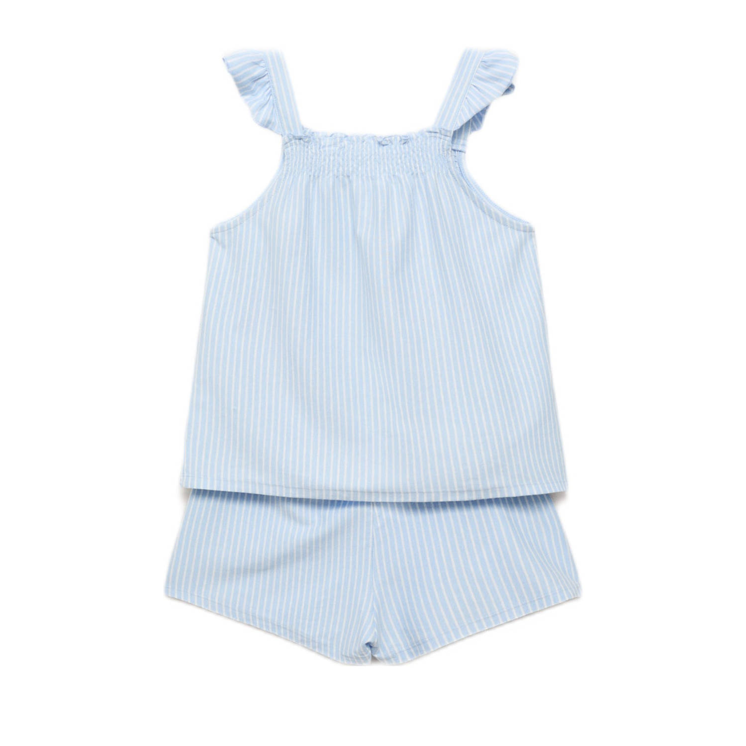 Mango Kids shortama lichtblauw