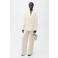 Mango regular blazer ecru