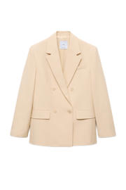 thumbnail: Mango regular blazer ecru