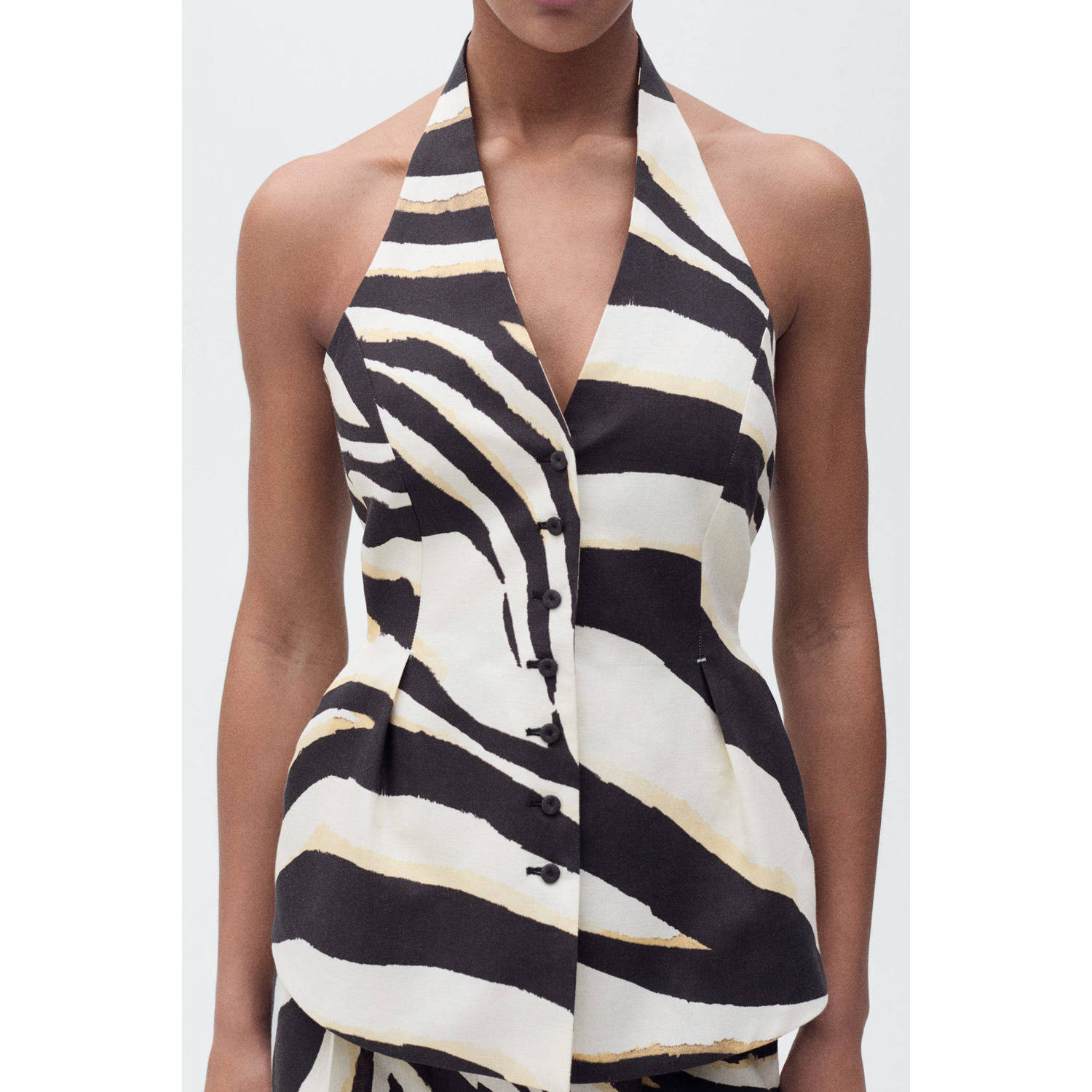 Mango gilet ecru