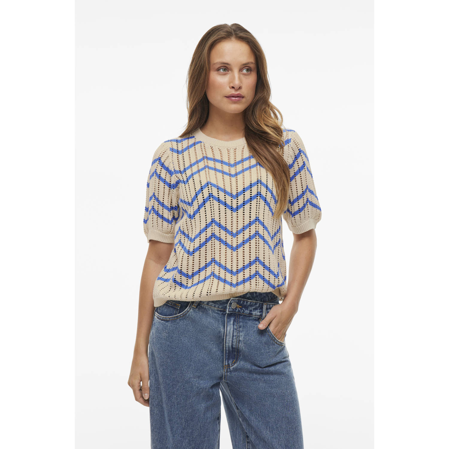 VILA top blauw