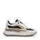 Floris van Bommel Noppi 17.02 leren sneakers zwart/wit/beige