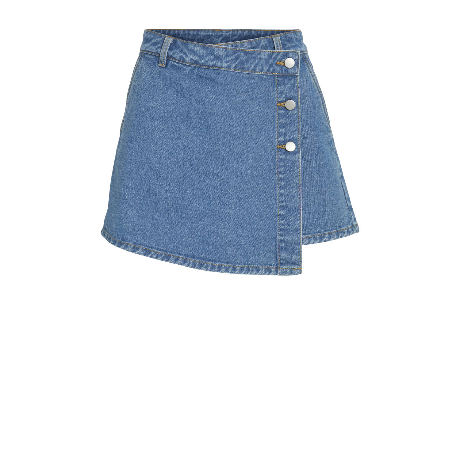 VILA denim spijkerrok medium blue denim