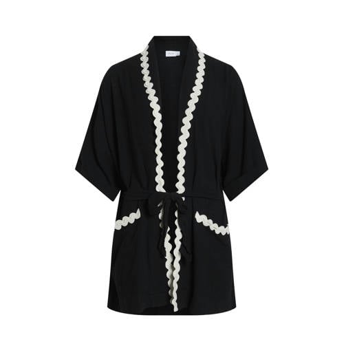 VILA kimono zwart afbeelding