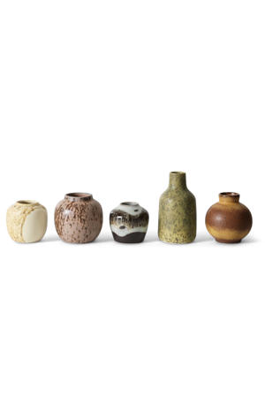 vaas 70s ceramics (set van 5) 