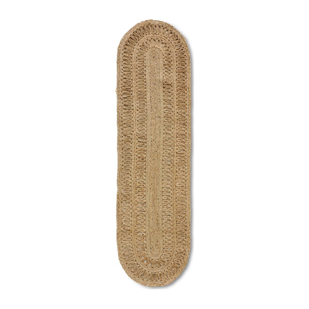HKLIVING gangloper jute Soleil (300x80 cm)
