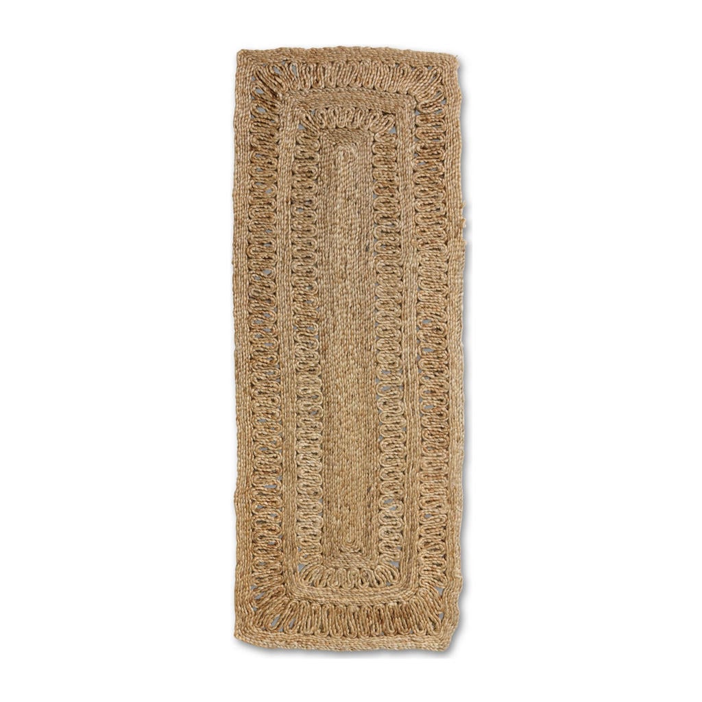 HKLIVING gangloper jute Soleil (200x70 cm)