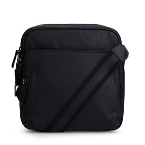 leren crossbody tas zwart