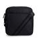 Manfield leren crossbody tas zwart