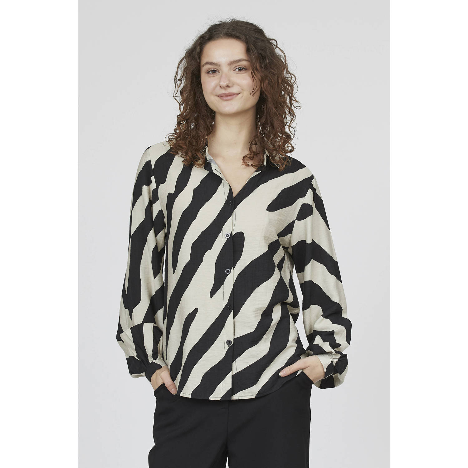 SisterS Point blouse zwart
