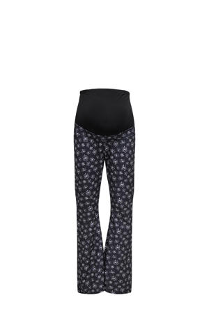 high waist zwangerschaps flared broek