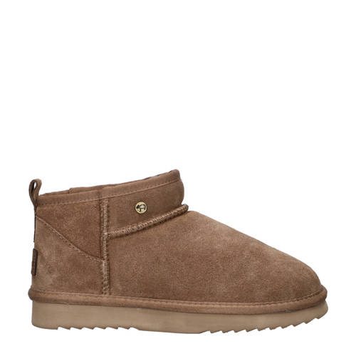 Warmbat Australia Durack suède enkelboots donker taupe afbeelding
