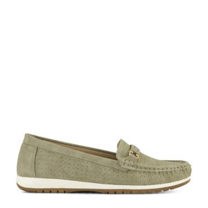   mocassins kaki