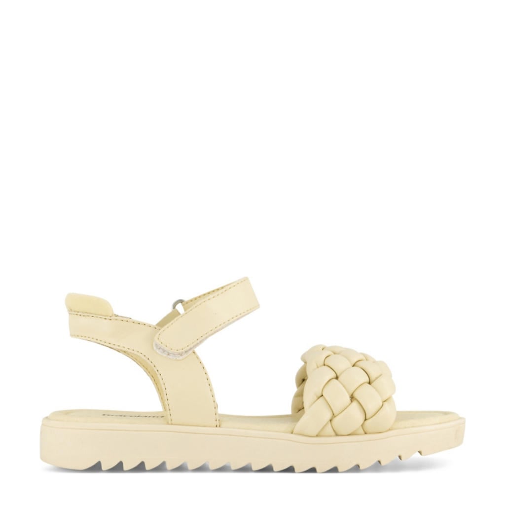 Ecru meisjes Graceland sandalen van imitatieleer met klittenband