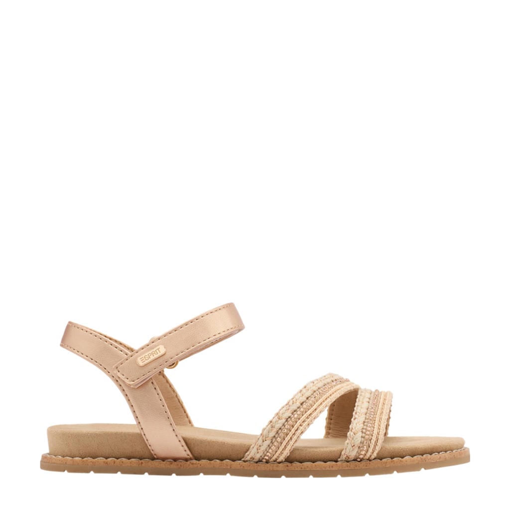 Gouden meisjes ESPRIT sandalen van imitatieleer met klittenband