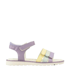  sandalen lila/mint/geel