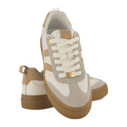 thumbnail: ESPRIT leren sneakers wit/roze