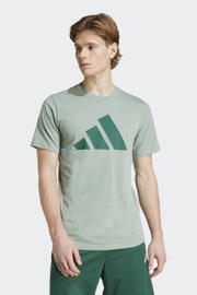 thumbnail: adidas Performance sportshirt lichtgroen/donkergroen