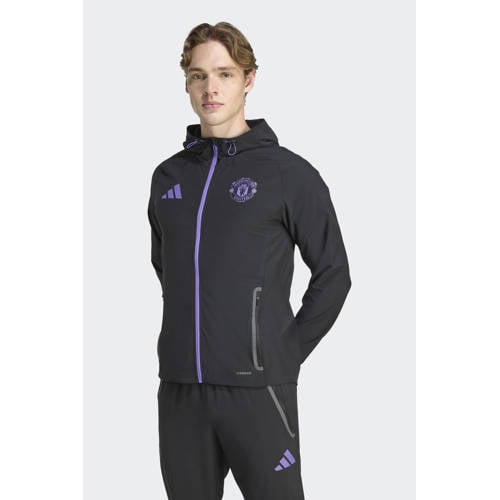 adidas Performance senior Real Madrid voetbalvest zwart/paars afbeelding