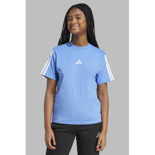 adidas Sportswear T-shirt blauw/wit afbeelding