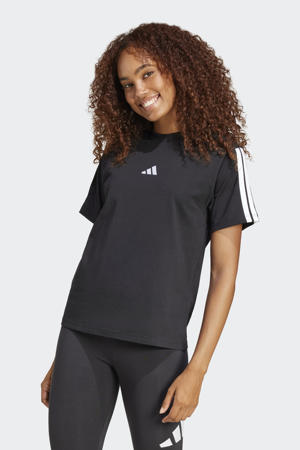 T-shirt zwart/wit