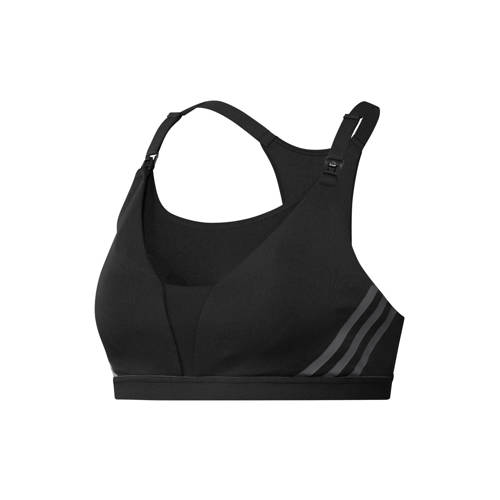 adidas Performance level 2 sportbh zwart afbeelding