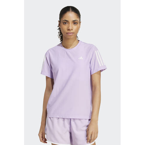 adidas Performance hardloopshirt paars afbeelding