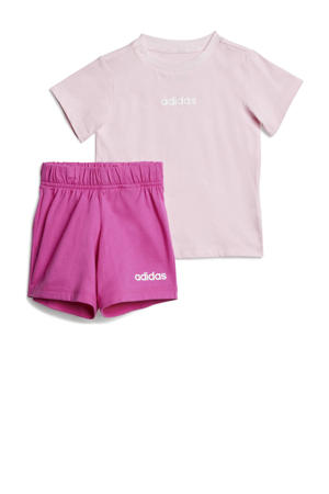 shirt + short roze