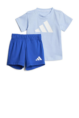 shirt + short blauw
