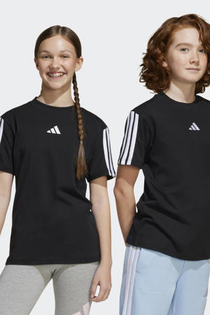 T-shirt zwart/wit