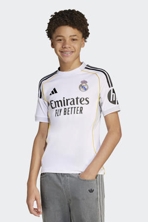 junior Real Madrid voetbalshirt wit/zwart