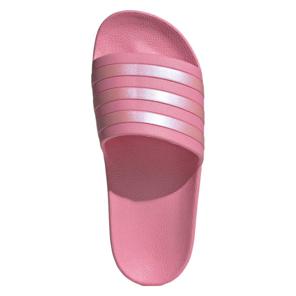 Roze dames adidas Sportswear Adilette Aqua badslippers van rubber