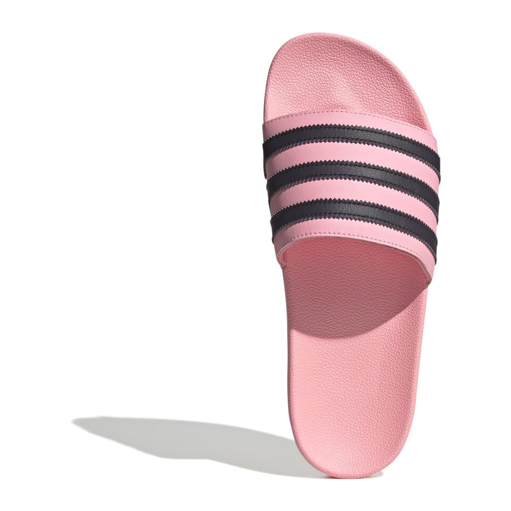 adidas Originals badslippers roze/zwart