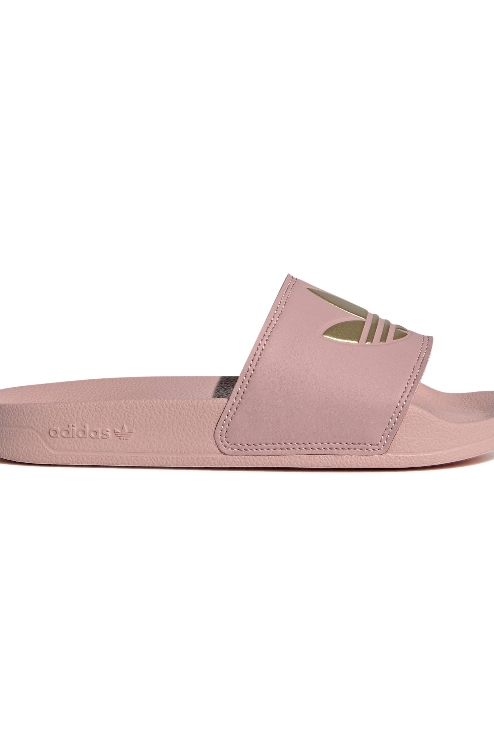 adidas Originals Adilette badslippers oudroze/goud | wehkamp