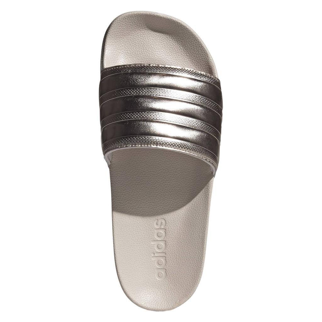 Gouden unisex adidas Sportswear Adilette Shower badslippers van synthetische wreefband