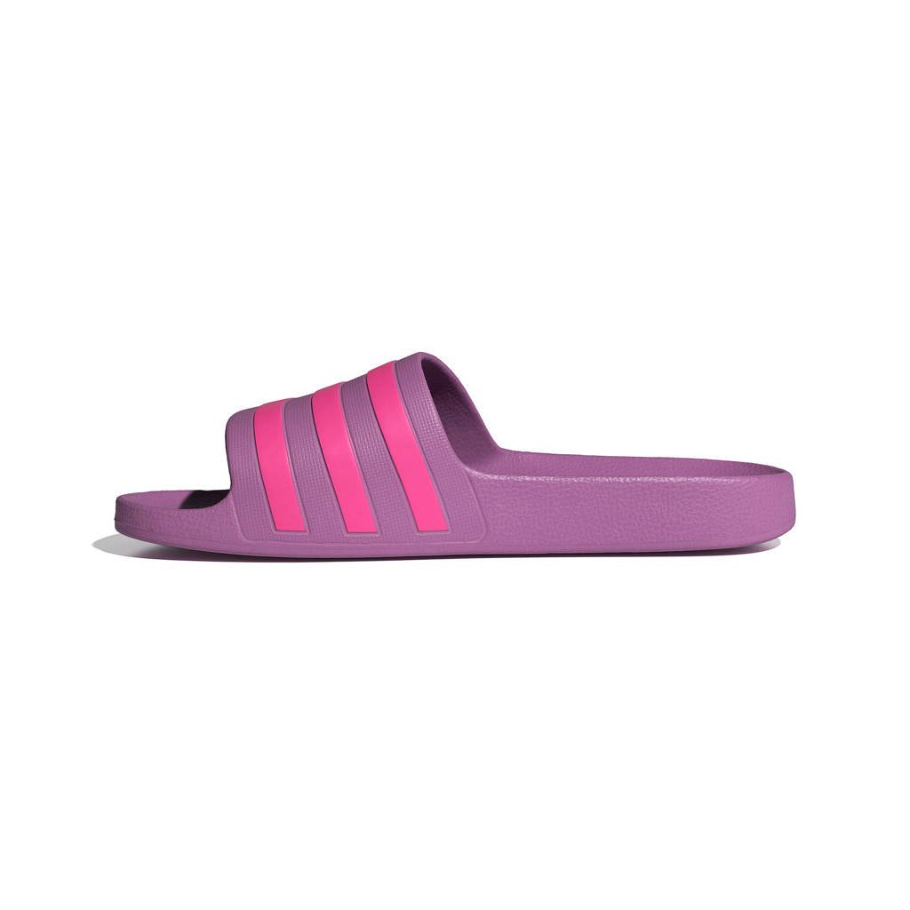 adidas Sportswear Adilette badslippers paars/roze wehkamp