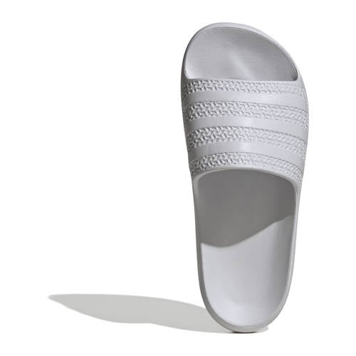 adidas Originals Ayoon badslippers lichtgrijs afbeelding