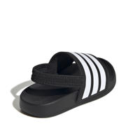 thumbnail: adidas Sportswear Adilette Estrap  badslippers met hielbandje zwart/wit