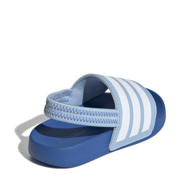 thumbnail: adidas Sportswear Adilette Estrap  badslippers met hielbandje lichtblauw/wit/blauw