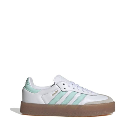 adidas Originals Sambae sneakers wit/mintgroen afbeelding