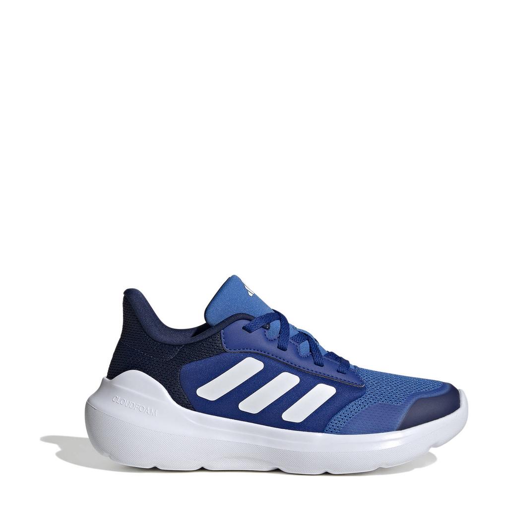 Blauw en witte jongens en meisjes adidas Sportswear Tensaur Run 3.0 sneakers van mesh-pu/voering: mesh/voetbed: eva met veters