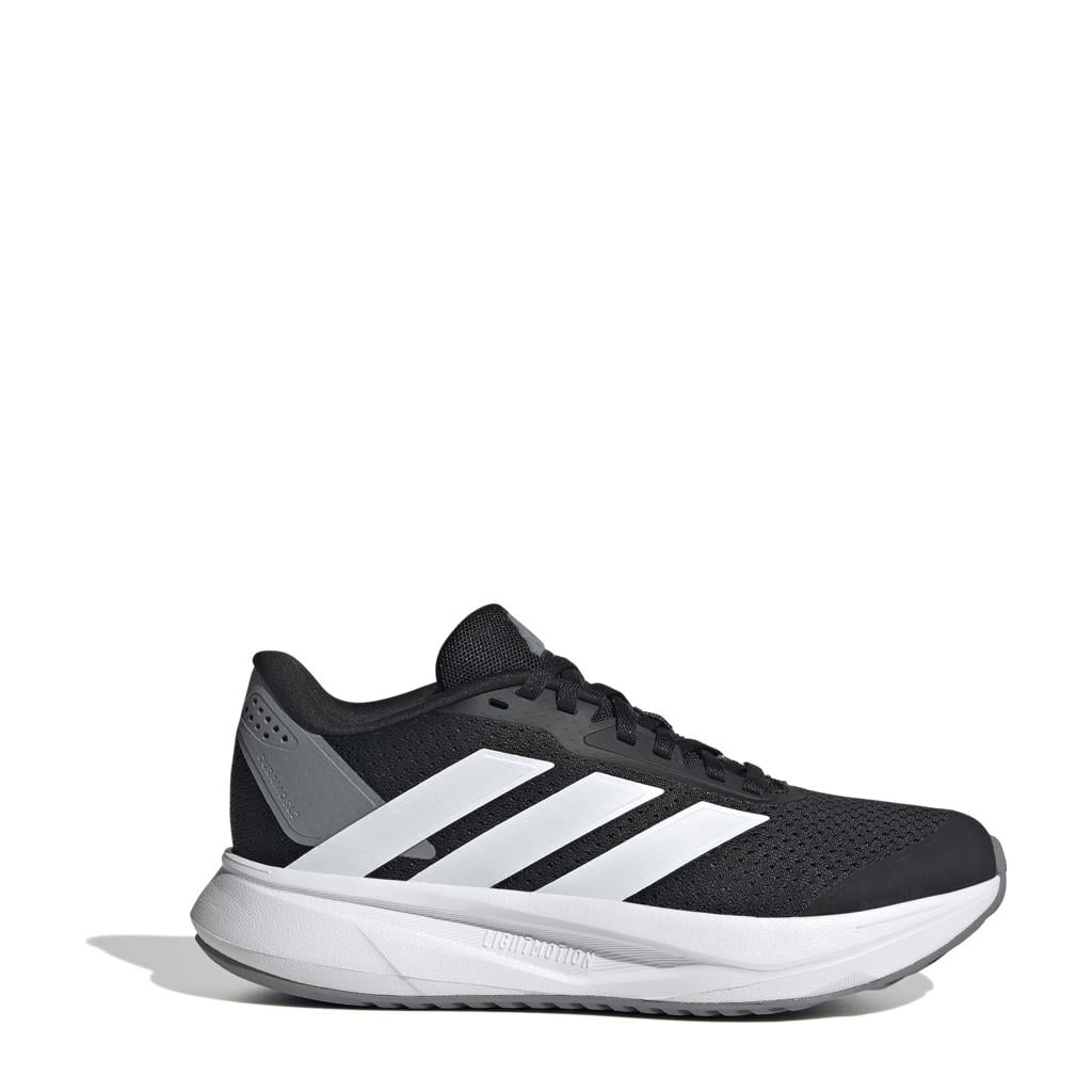 Zwarte jongens en meisjes adidas Sportswear Duramo SL 2 sportschoenen van mesh en textiel met veters