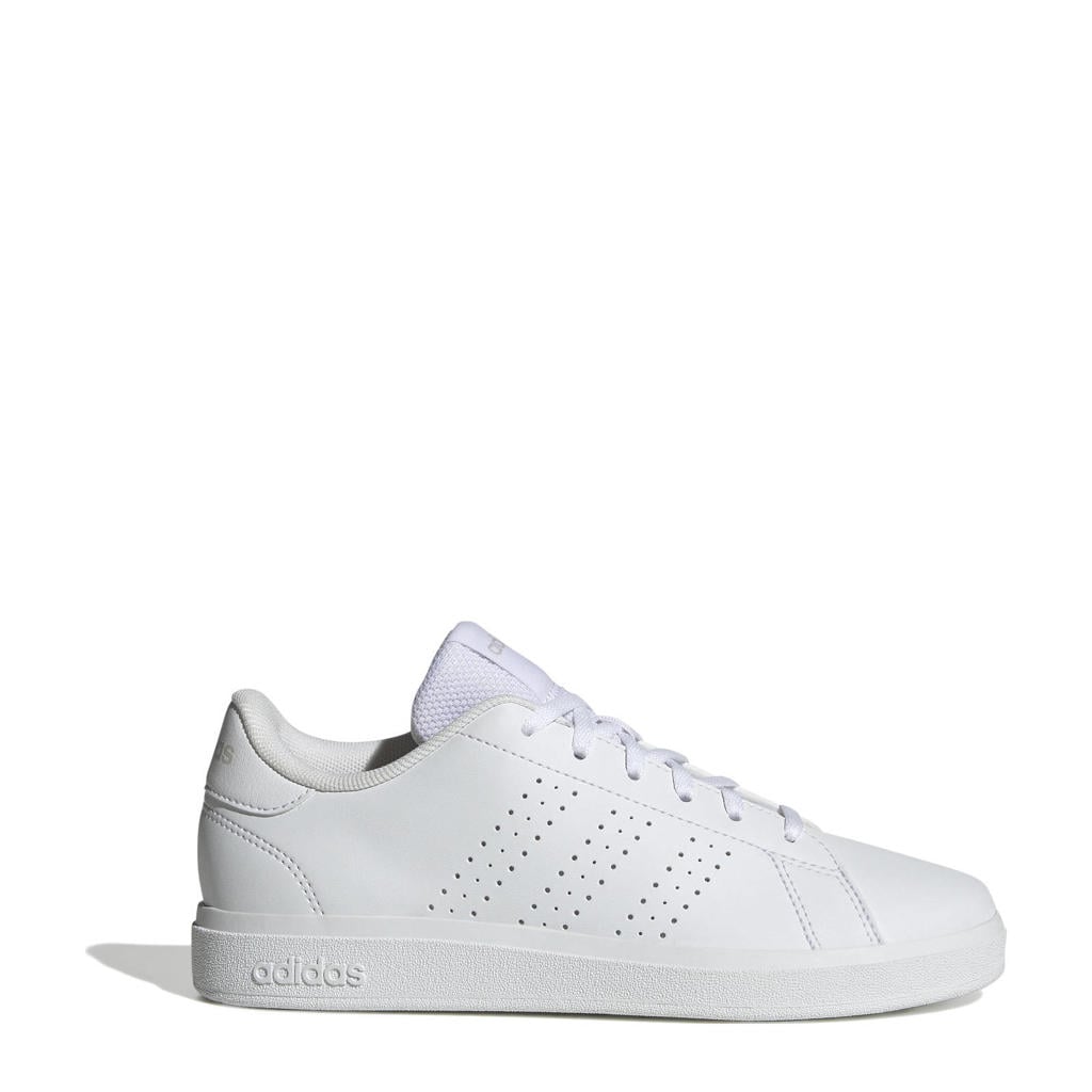 Witte jongens en meisjes adidas Sportswear Advantage Base 2.0 sneakers van imitatieleer/voering: mesh/voetbed: eva met veters
