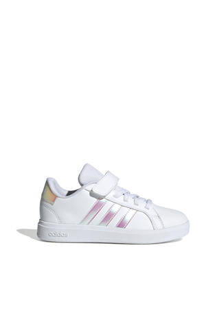 Grand Court 2.0 sneakers wit/roze