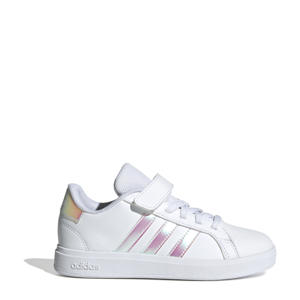 Grand Court 2.0 sneakers wit/roze