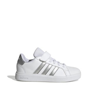 Grand Court 2.0 sneakers wit/metallic zilver