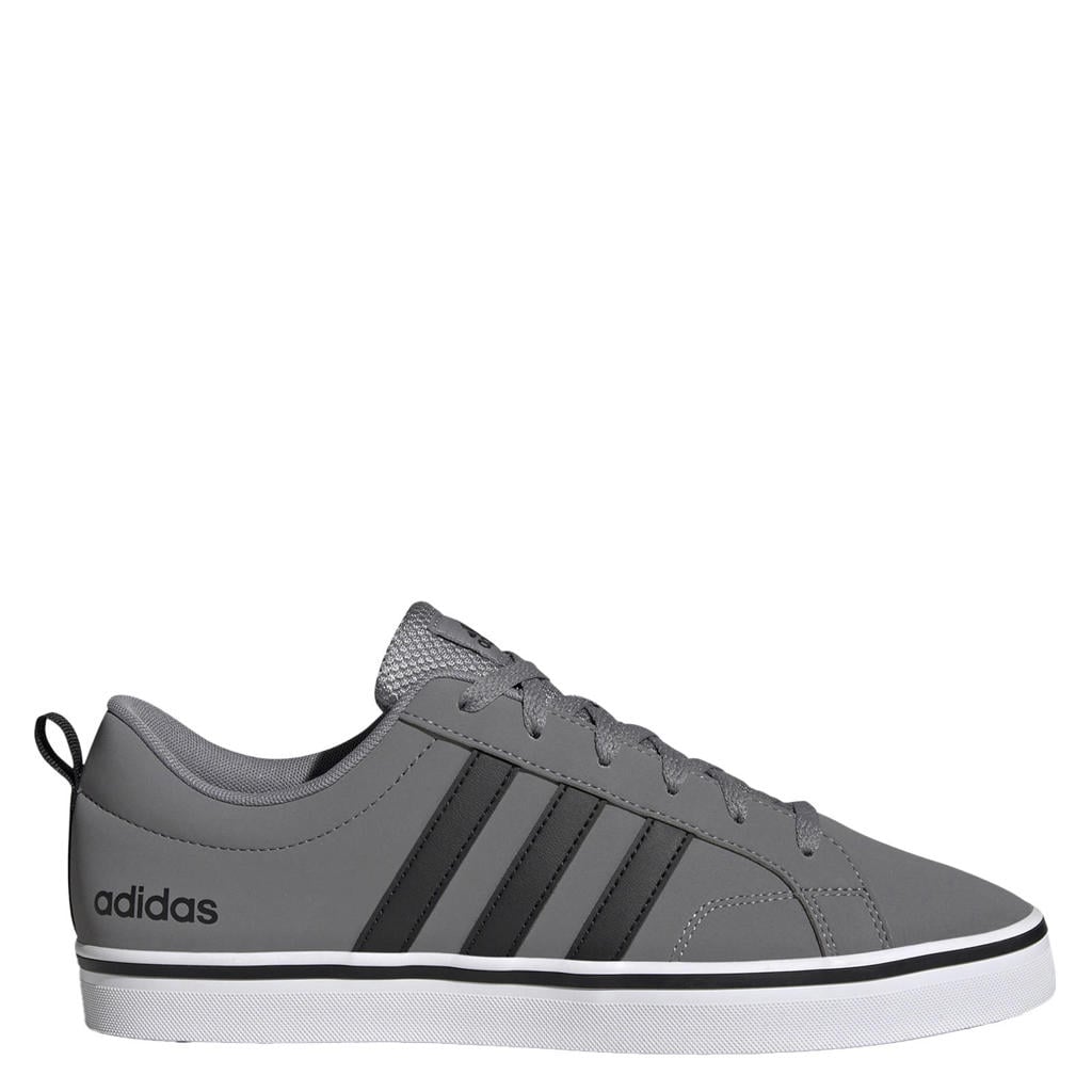 Grijs en zwarte heren adidas Sportswear VS Pace 2.0 sneakkers van imitatieleer/voering: textiel met veters