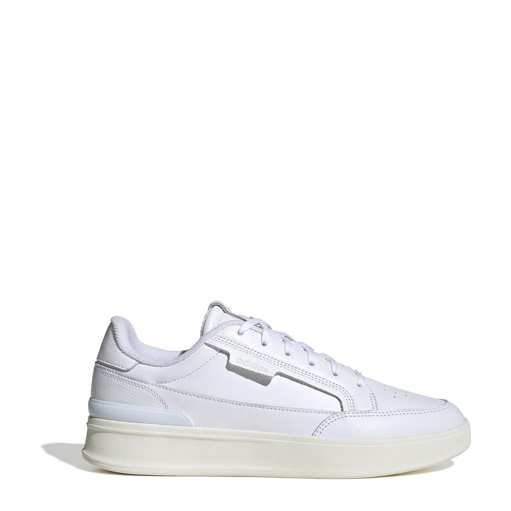 Witte heren adidas Sportswear Aspyre sneakers van leer/voering: mesh/voetbed: eva met veters